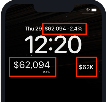 Lock Screen widget