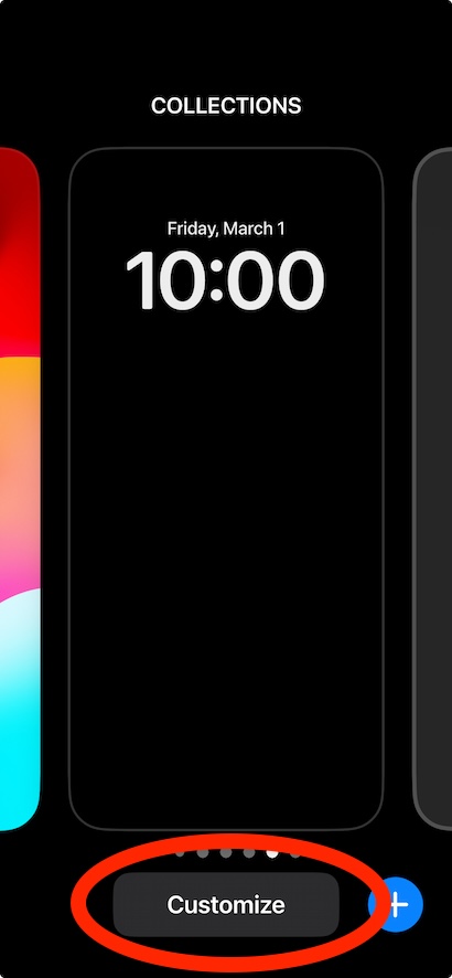 tap customize